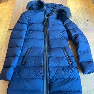 Mackage Navy Blue Calla Down Coat